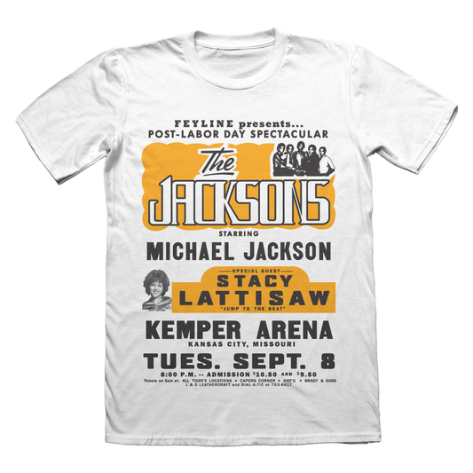 Michael Jackson Tshirts – The Jacksons Kemper Arena Design