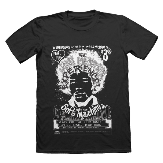 Jimi Hendrix Vintage T Shirt – Experience Flyer Design
