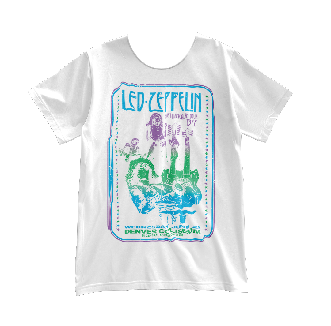 Led Zeppelin Coliseum Flyer Tee