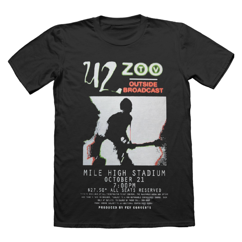 U2 Zoo TV at Mile High Stadium | Feyline Original Flyer Tee