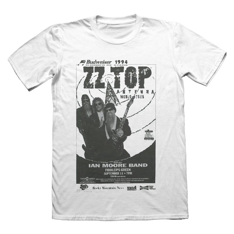 ZZ Top at Fiddler's Green, 1994 | Feyline Original Flyer Tee