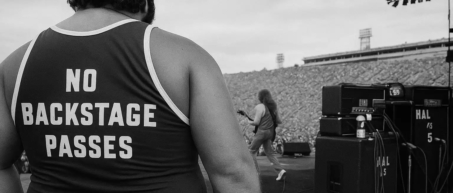 Backstage concert vibe design