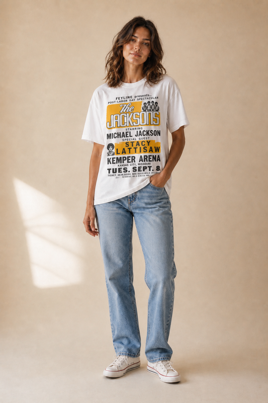 Michael Jackson Tshirts – The Jacksons Kemper Arena Design