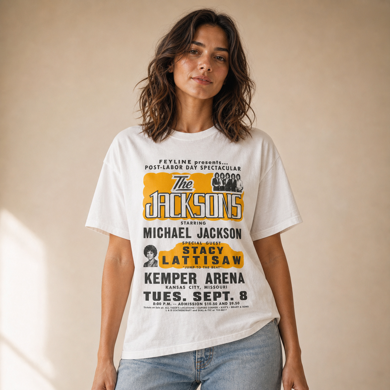 Michael Jackson Tshirts – The Jacksons Kemper Arena Design