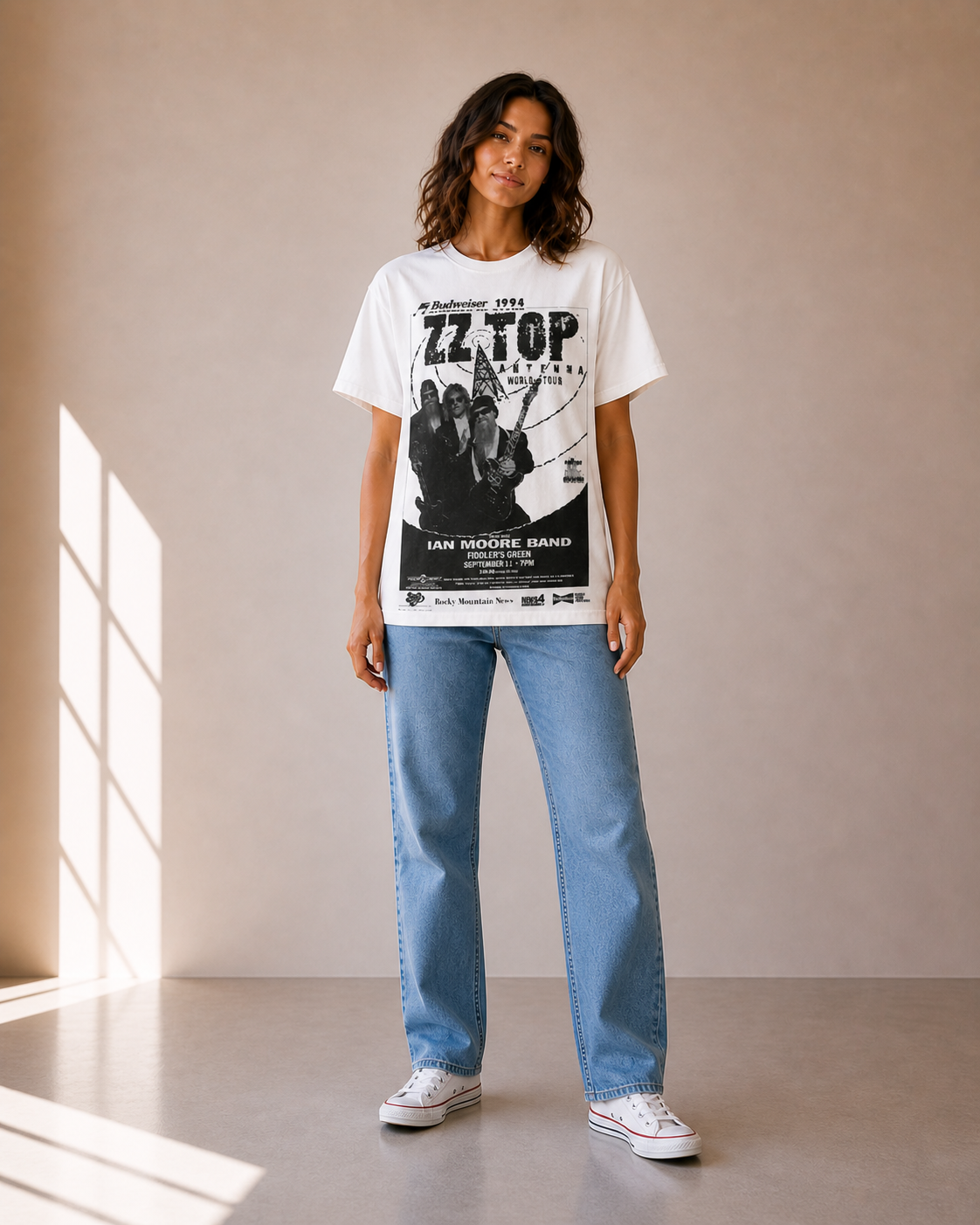 ZZ Top Vintage T Shirts - Antenna World Tour Design