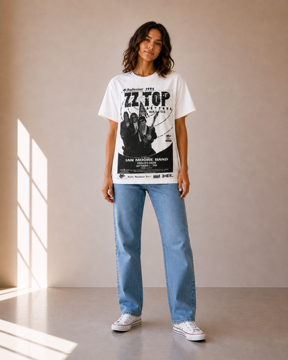 ZZ Top Vintage T Shirts - Antenna World Tour Design
