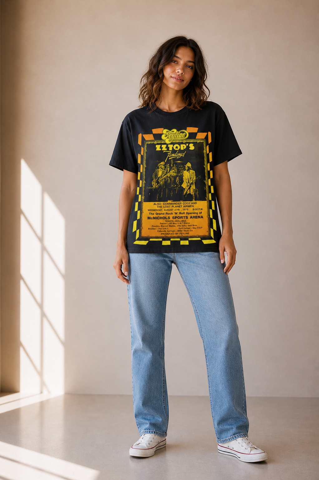 ZZ Top 1975 McNichols Arena Tee